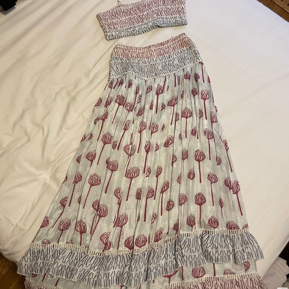 Ash & Eden Two Piece Skirt Set